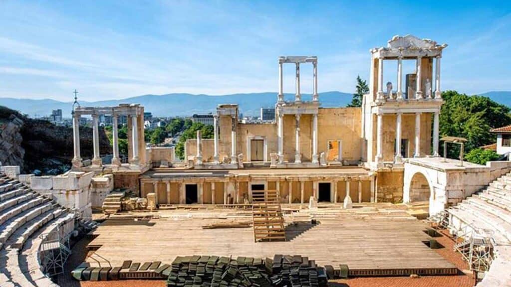 Plovdiv amphitheatre.