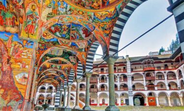 Rila Monastery architecture.