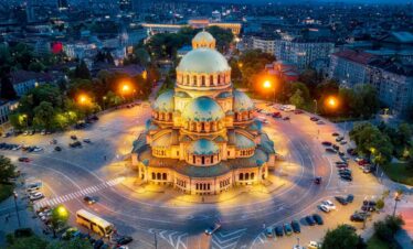 Nevsky cathedral in Sofia, Bulgaria.