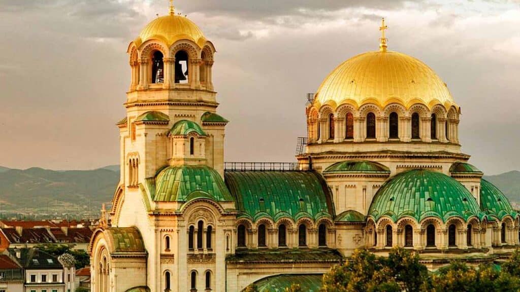 Sofia Bulgaria sightseeing Boyana Church.
