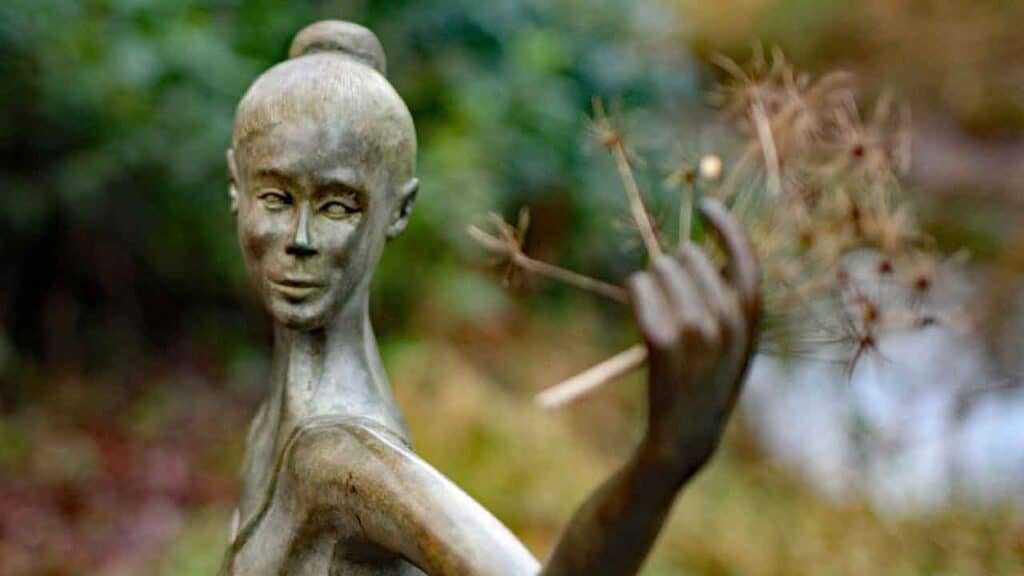 Sculpture garden at Blarney Castle.