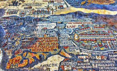 Historic Greek map showing Athens and nearby regions with detailed labels.
