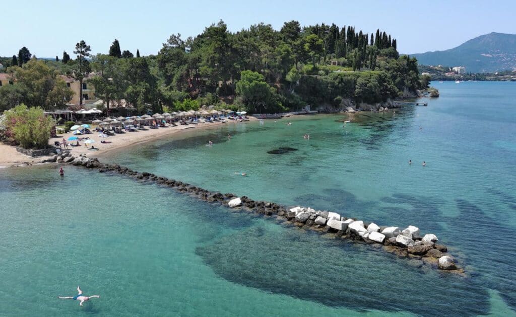 Corfu Kontokali Group Travel SoloTravellers Beach