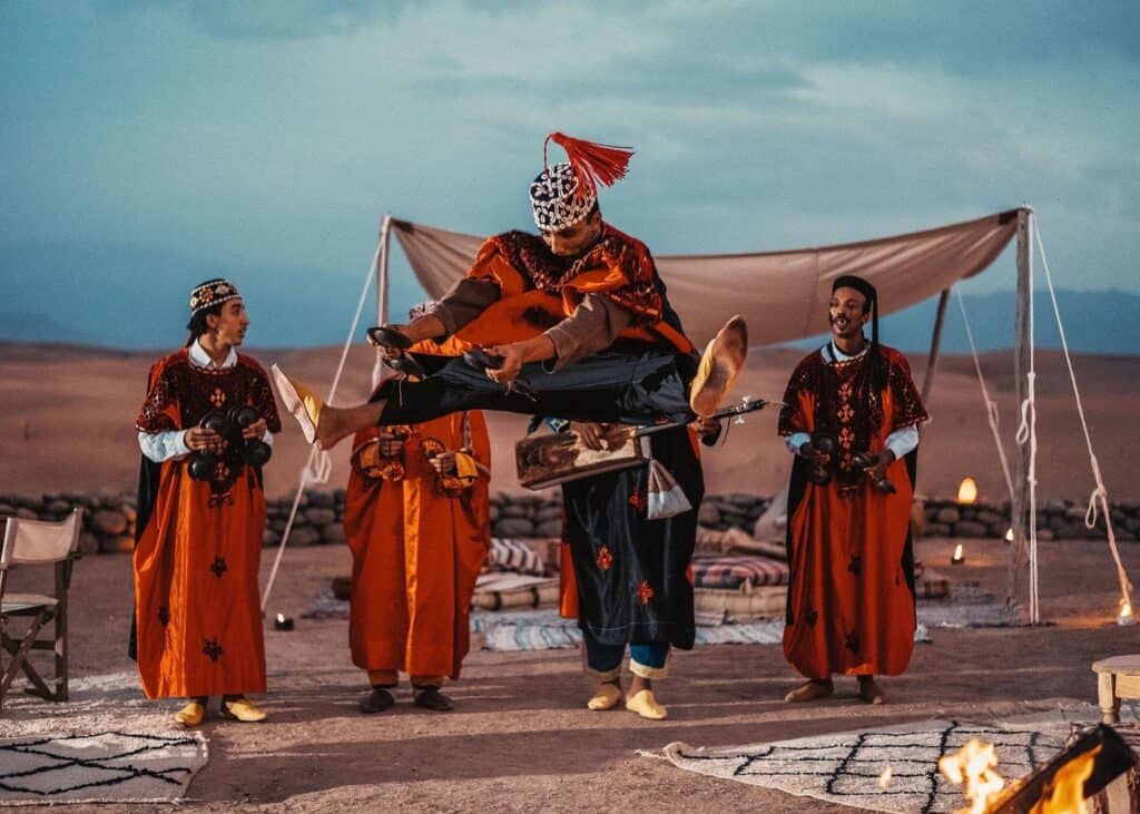 Marrakesh AgafayDesert Dinner Entertainment Solo Travellers