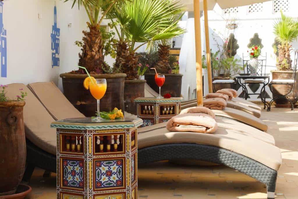 Marrakesh Riad Hotel Loungers Group Solo Travellers