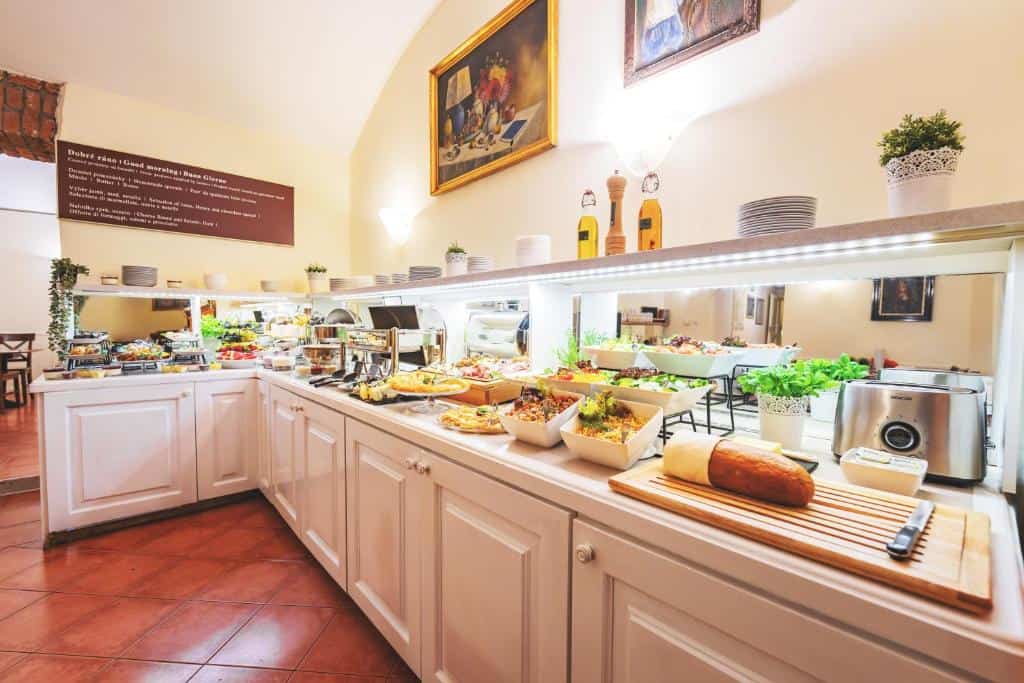 Prague hotel breakfast